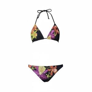Victoria's Secret Tropical Floral Triangle Bikini Two Piece Set